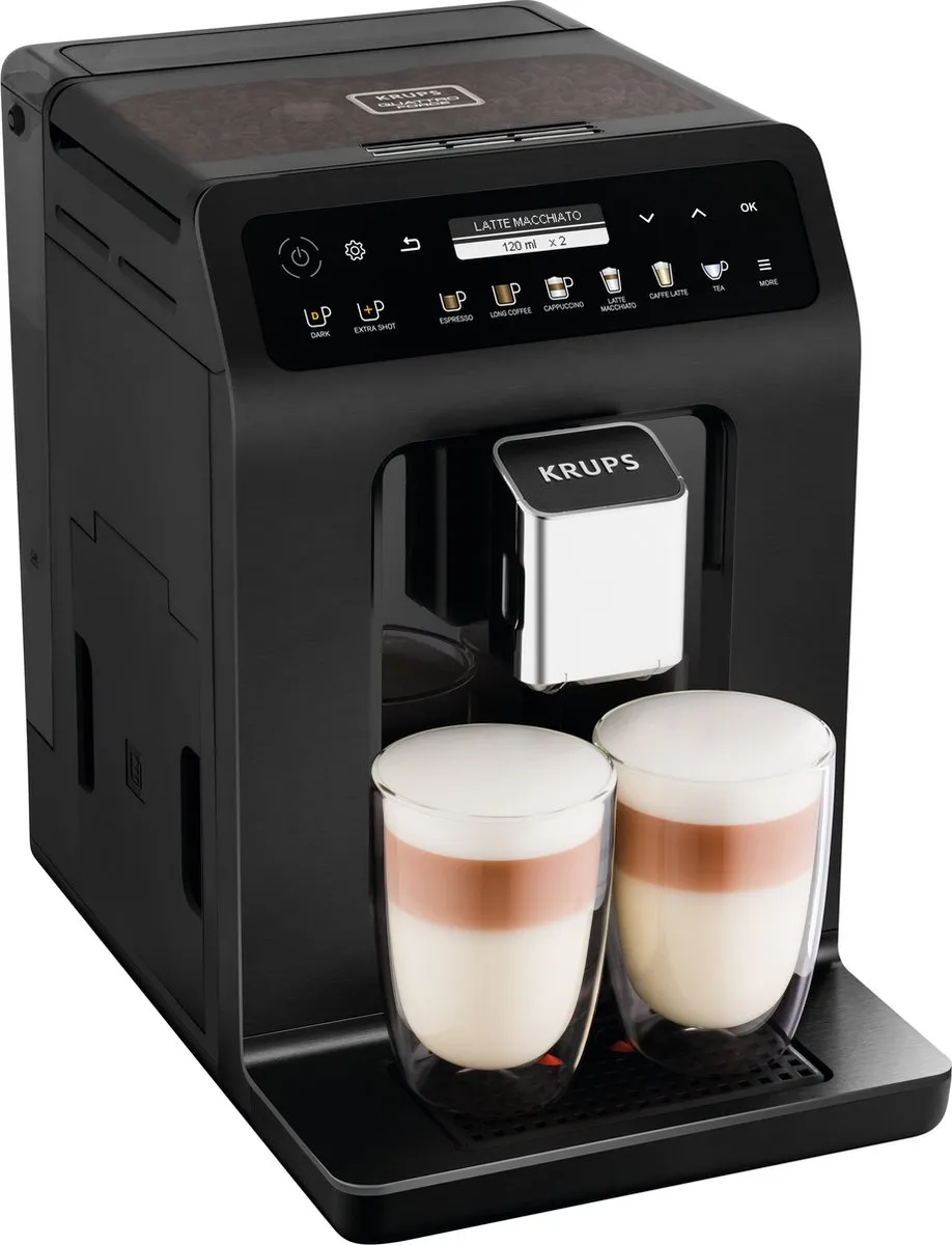 Krups Evidence Plus EA894810 Volautomatische Espressomachine - Zwart - afbeelding 6 van 6