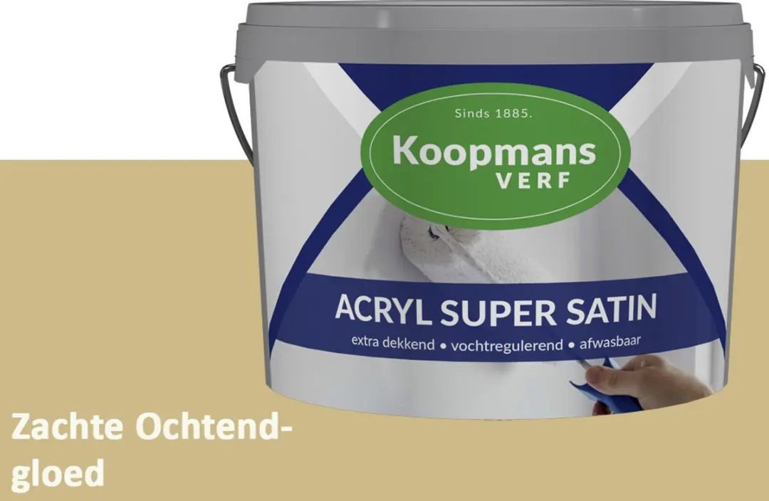 Koopmans Acryl Super Satin Zijdeglans Muurverf 10L