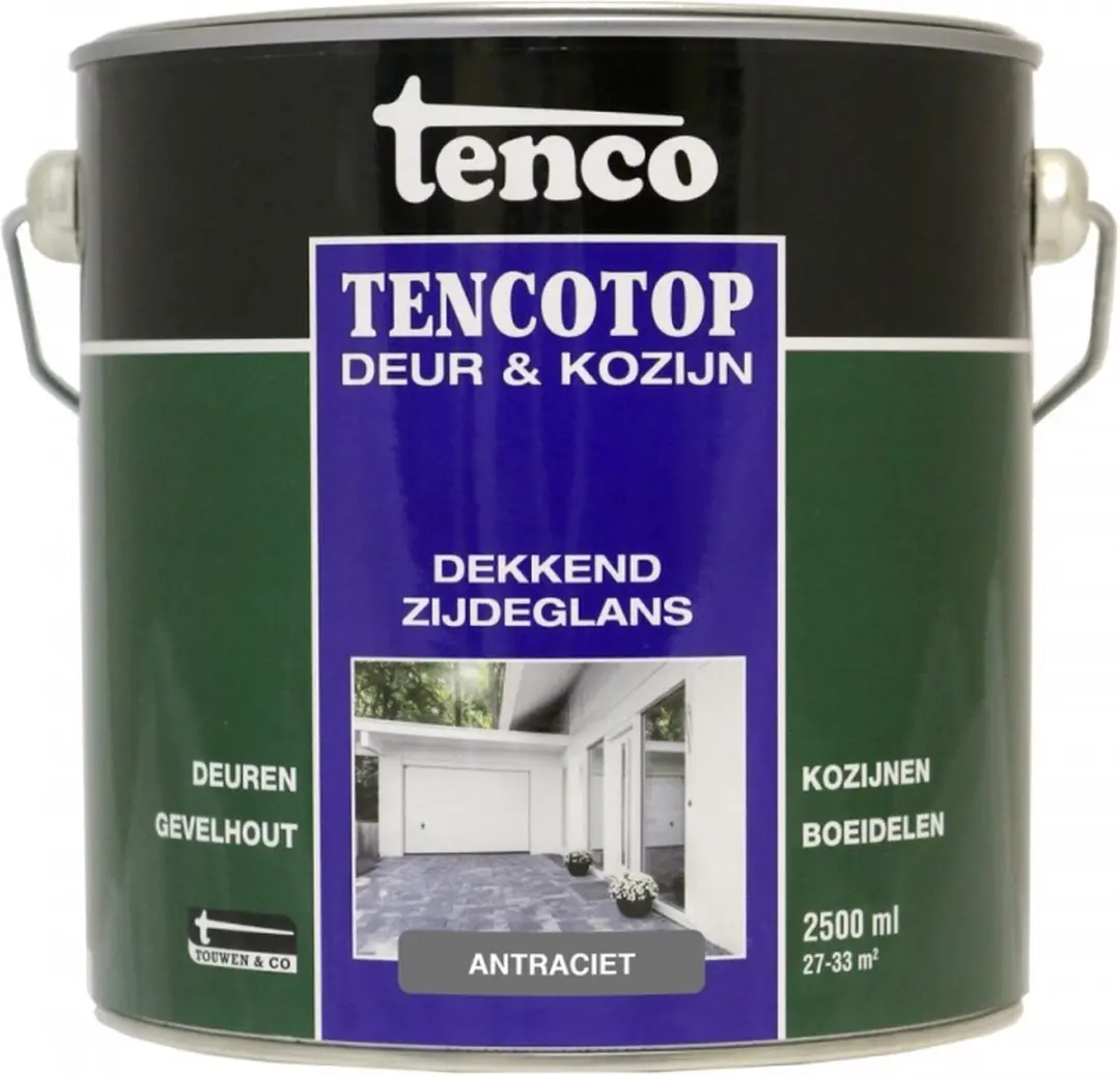 Tenco Tencotop Deur & Kozijnverf Antraciet 2.5L