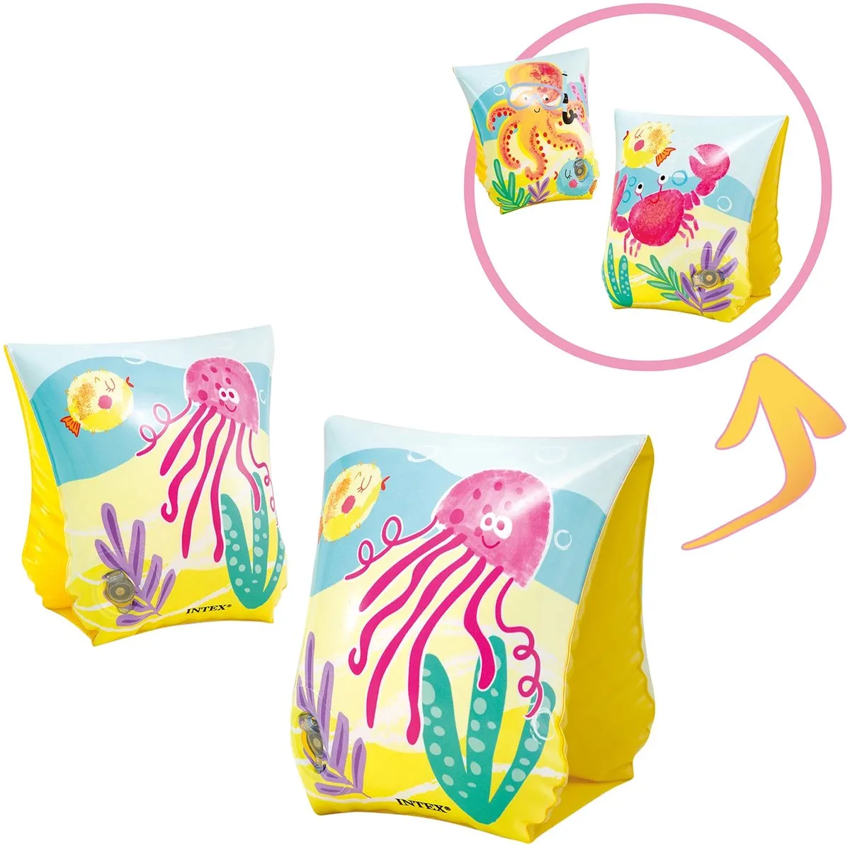 Intex Octopus Zwembandjes 23x15cm - 58652 - afbeelding 6 van 6