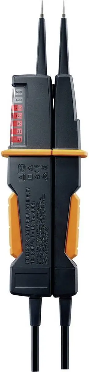 Testo 750-2 Tweepolige Spanningstester - CAT IV 600V