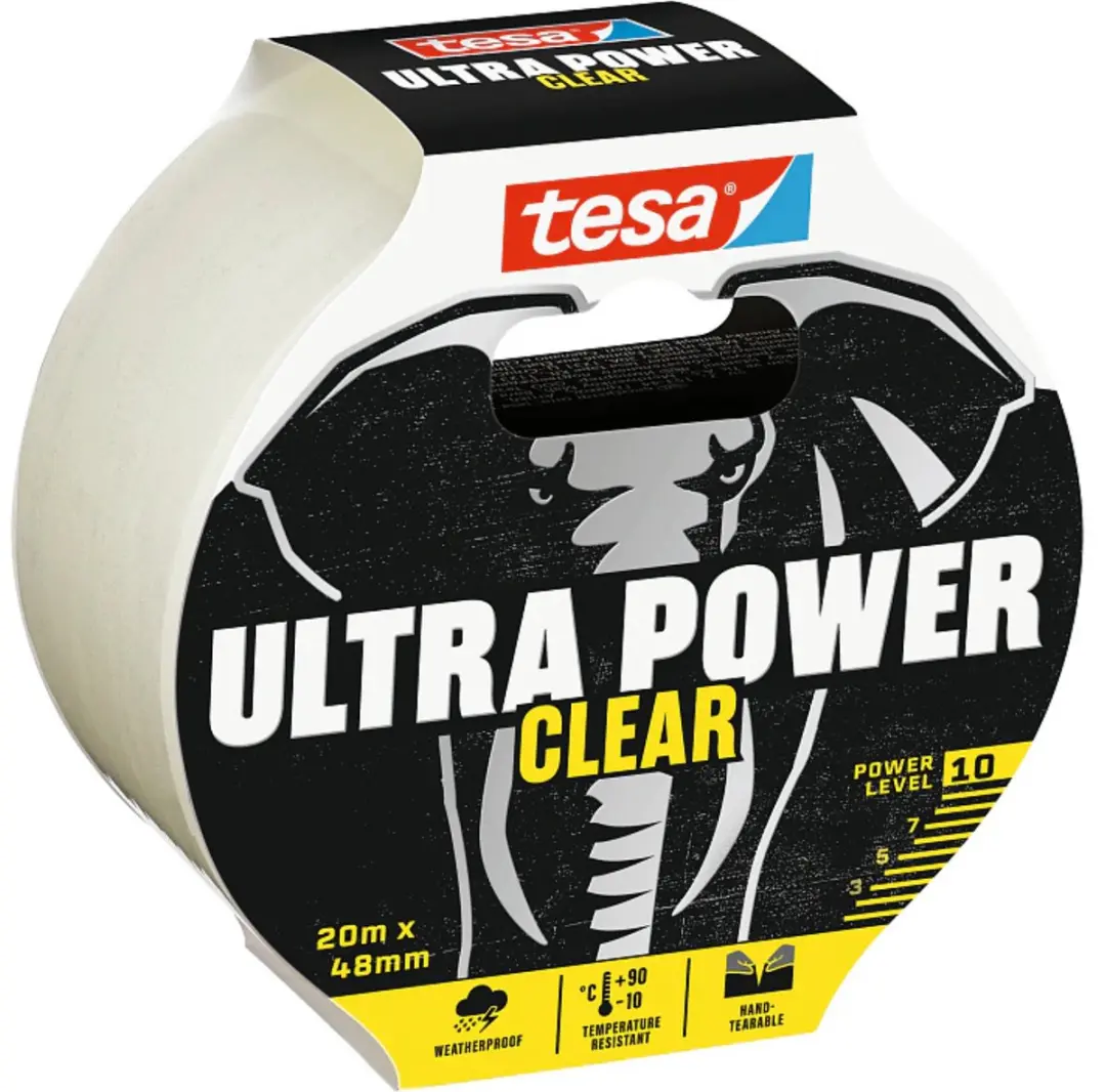 Tesa 56497-00-01 Reparatietape Transparant 20m x 48mm