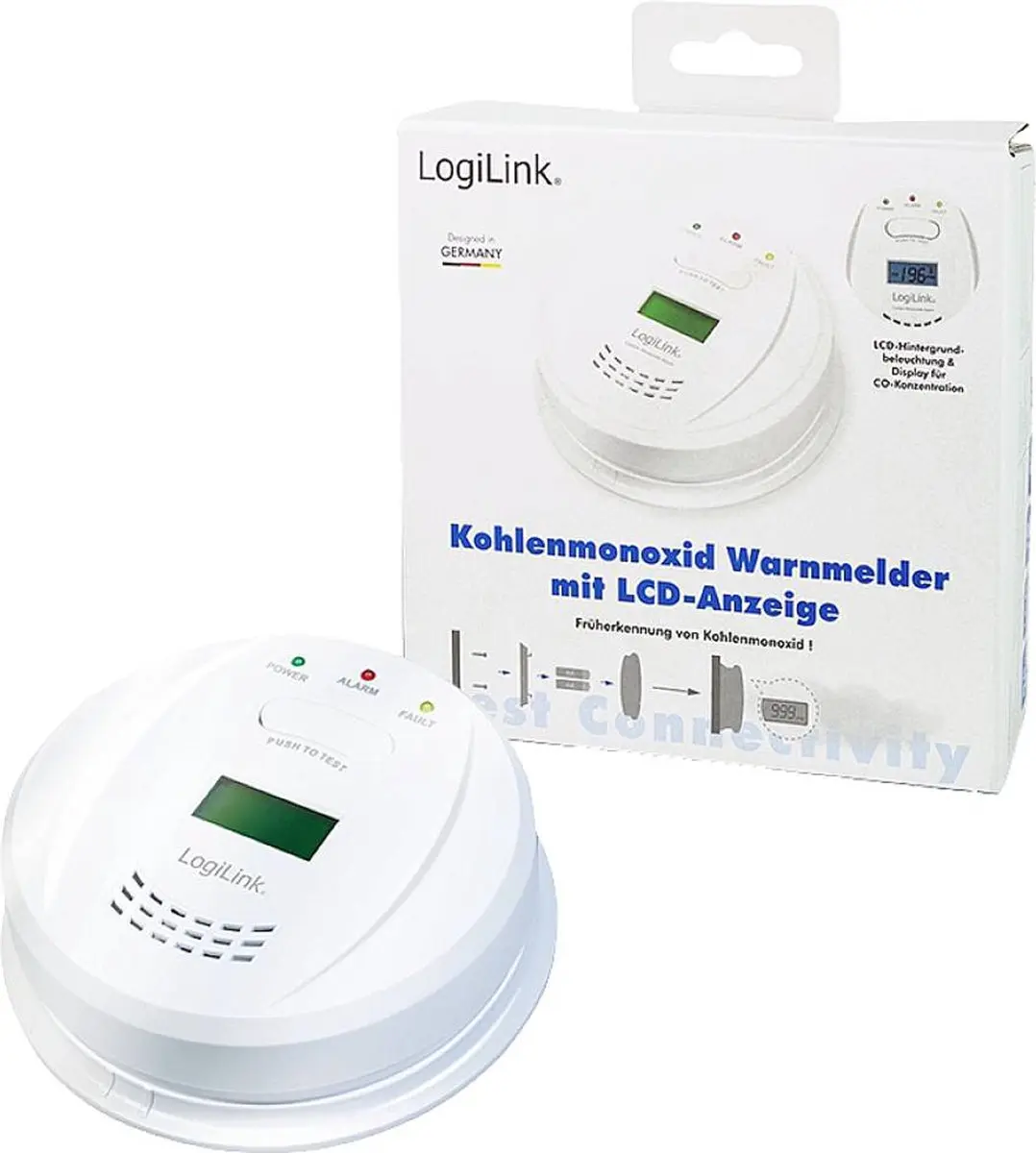 Logilink SC0111 Koolmonoxidemelder - Batterij