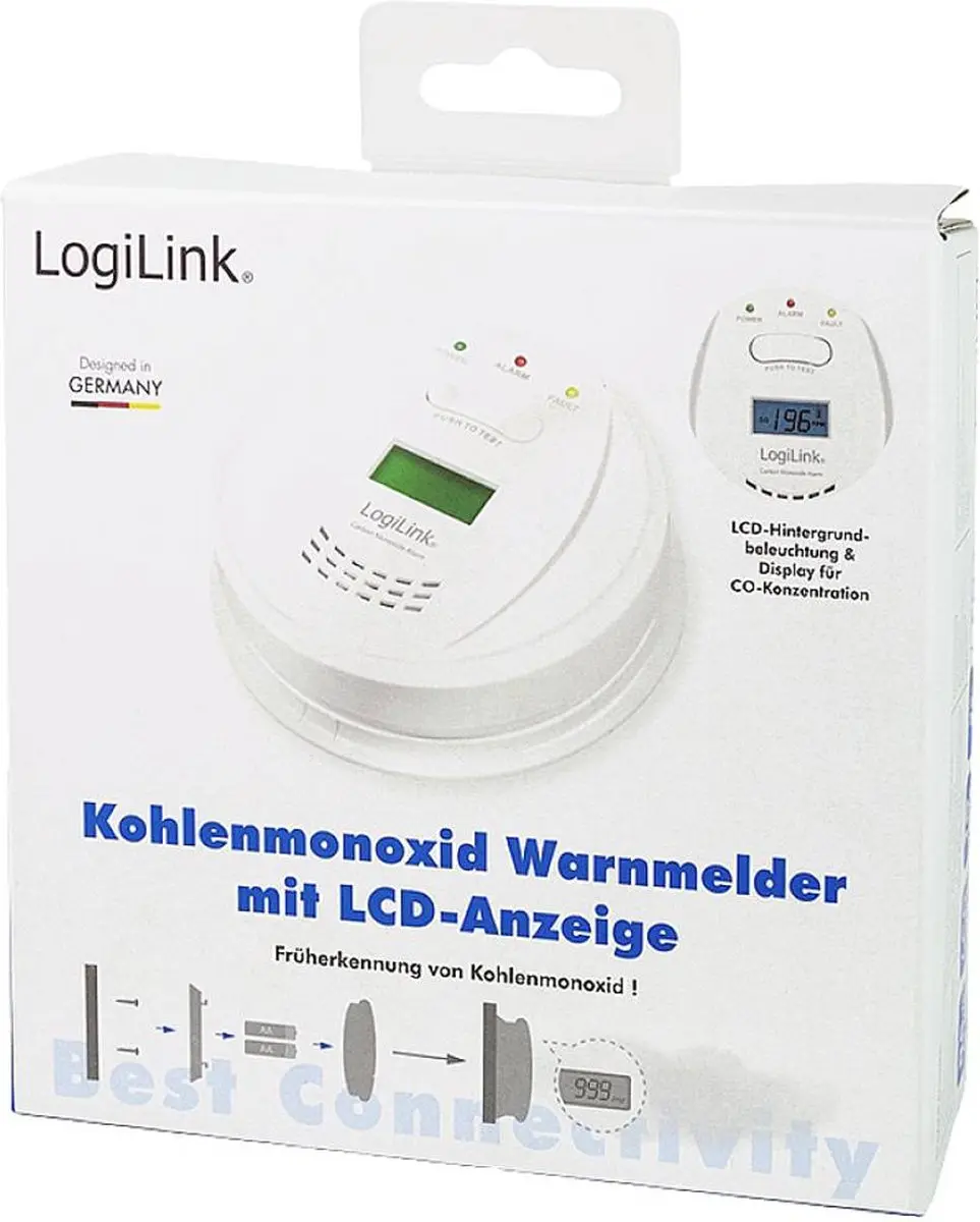 Logilink SC0111 Koolmonoxidemelder - Batterij
