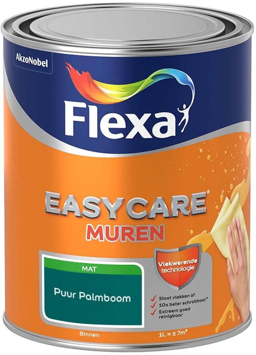 Flexa Easycare Muren Mengverf Puur Palmboom 1L