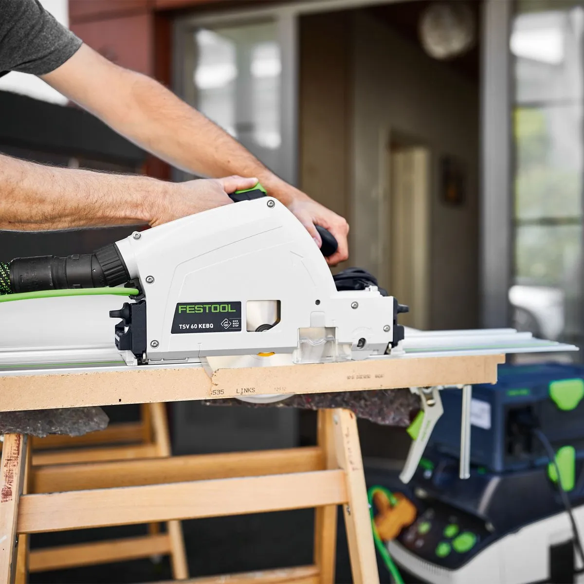 Festool TSV 60 KEBQ-Plus-FS Invalzaag 1500W - 168mm