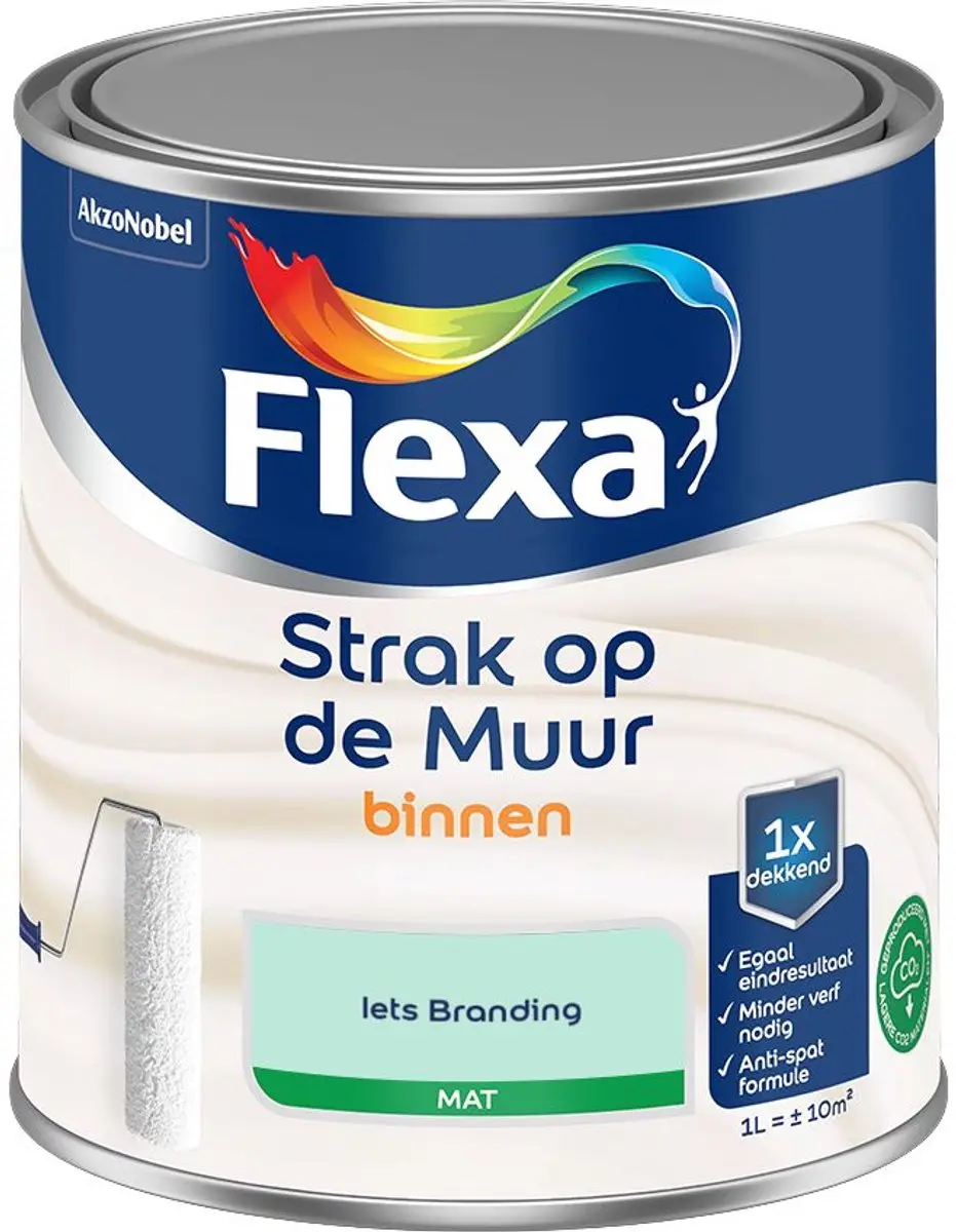 Flexa Strak Op De Muur Binnen Mat Mengverf 1L