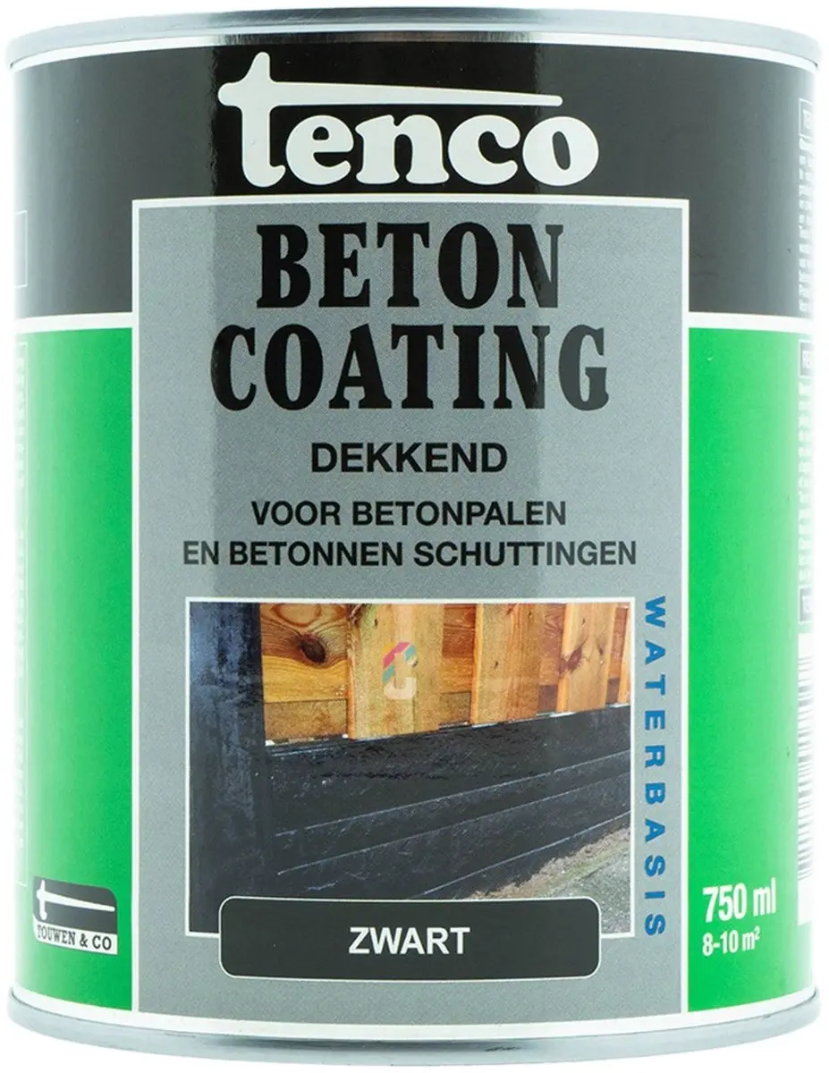 Tenco Beton Coating Zwart 750ml