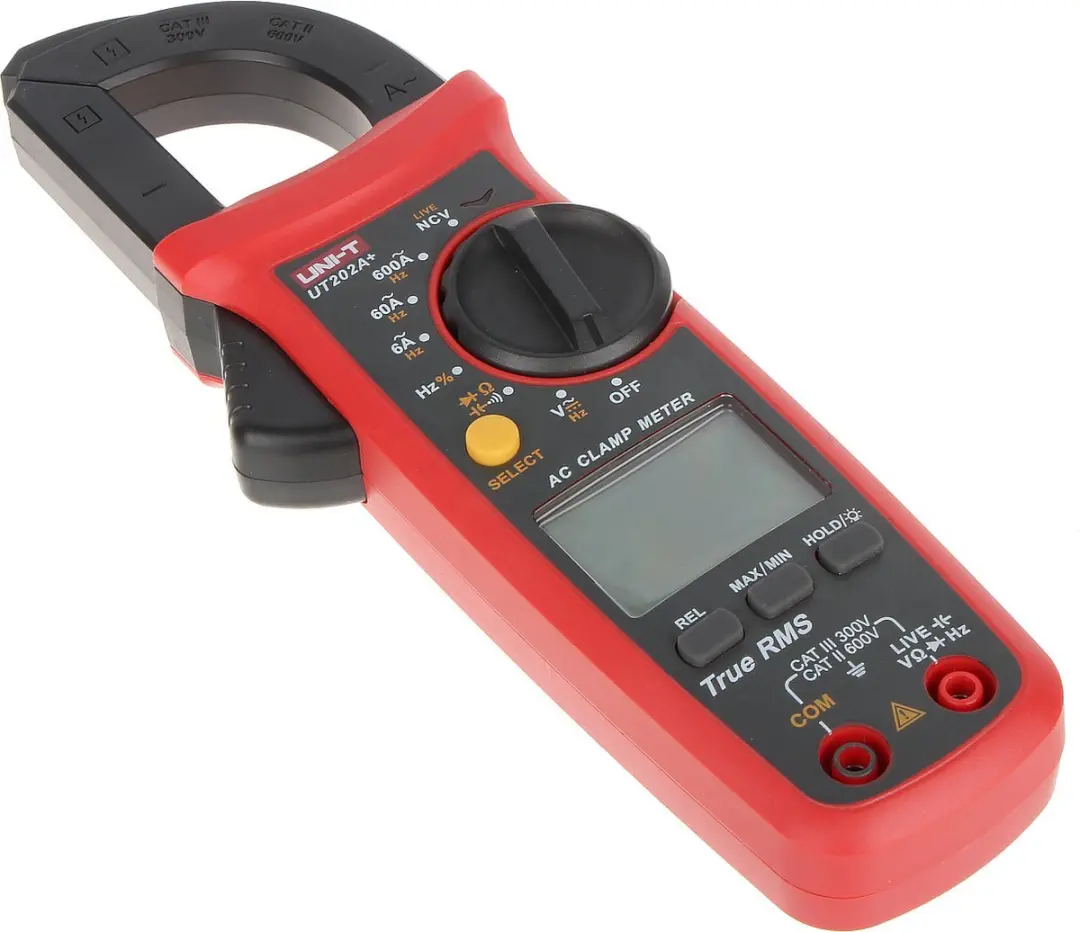UNI-T UT202A+ True RMS Digitale Klemmultimeter - Rood/Zwart