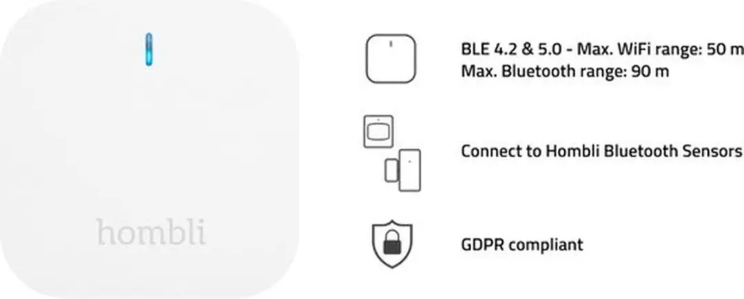 Hombli Bluetooth Bridge 8719323918177 - Wit