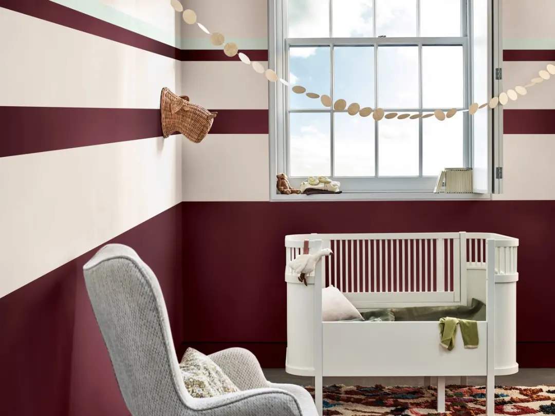 Flexa Strak Op De Muur Binnenmat Bordeaux Leaf Mengverf 2,5L