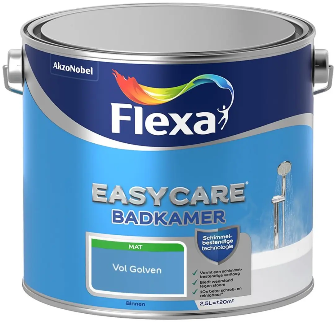 Flexa Easycare Badkamer Mengverf Vol Golven 2,5L