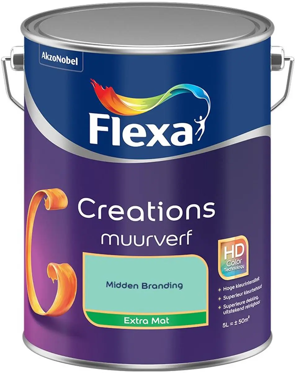 Flexa Creations Muurverf Extra Mat Midden Branding 5L