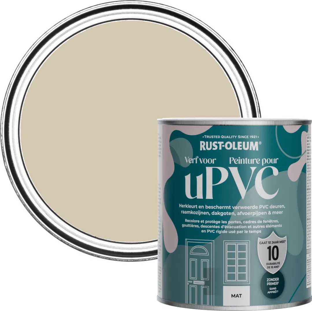 Rust-Oleum Lichtbruin Verf voor PVC 750ml