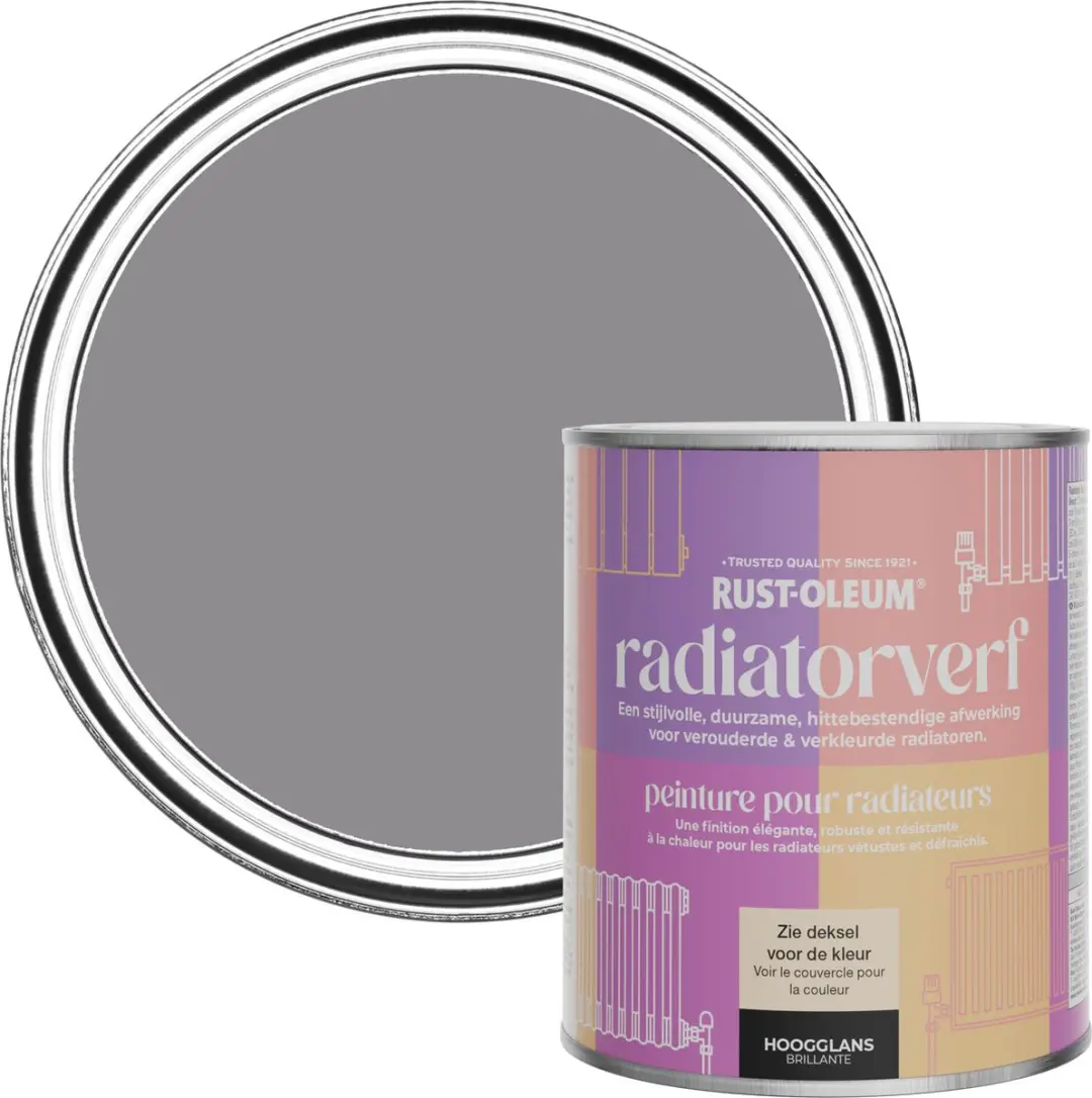 Rust-Oleum Radiatorverf Hoogglans Iris 750ml