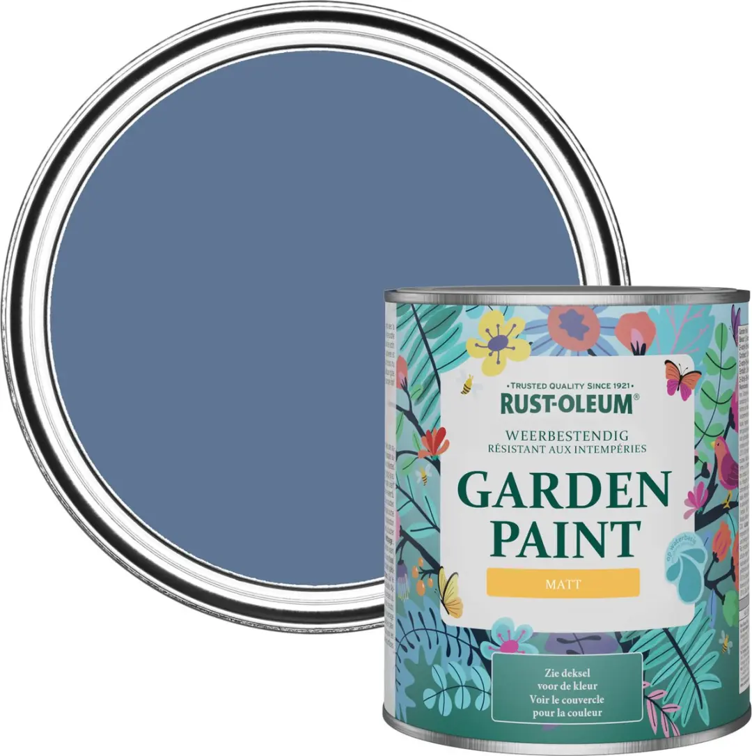 Rust-Oleum Blauwe Rivier Tuinverf Matt 750ml