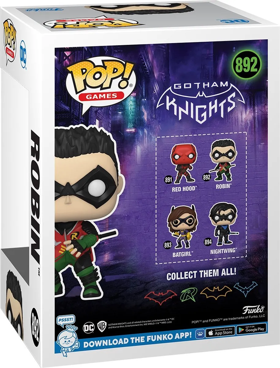 Funko Pop Gotham Knights Robin #892 - 9,5 cm - Multi