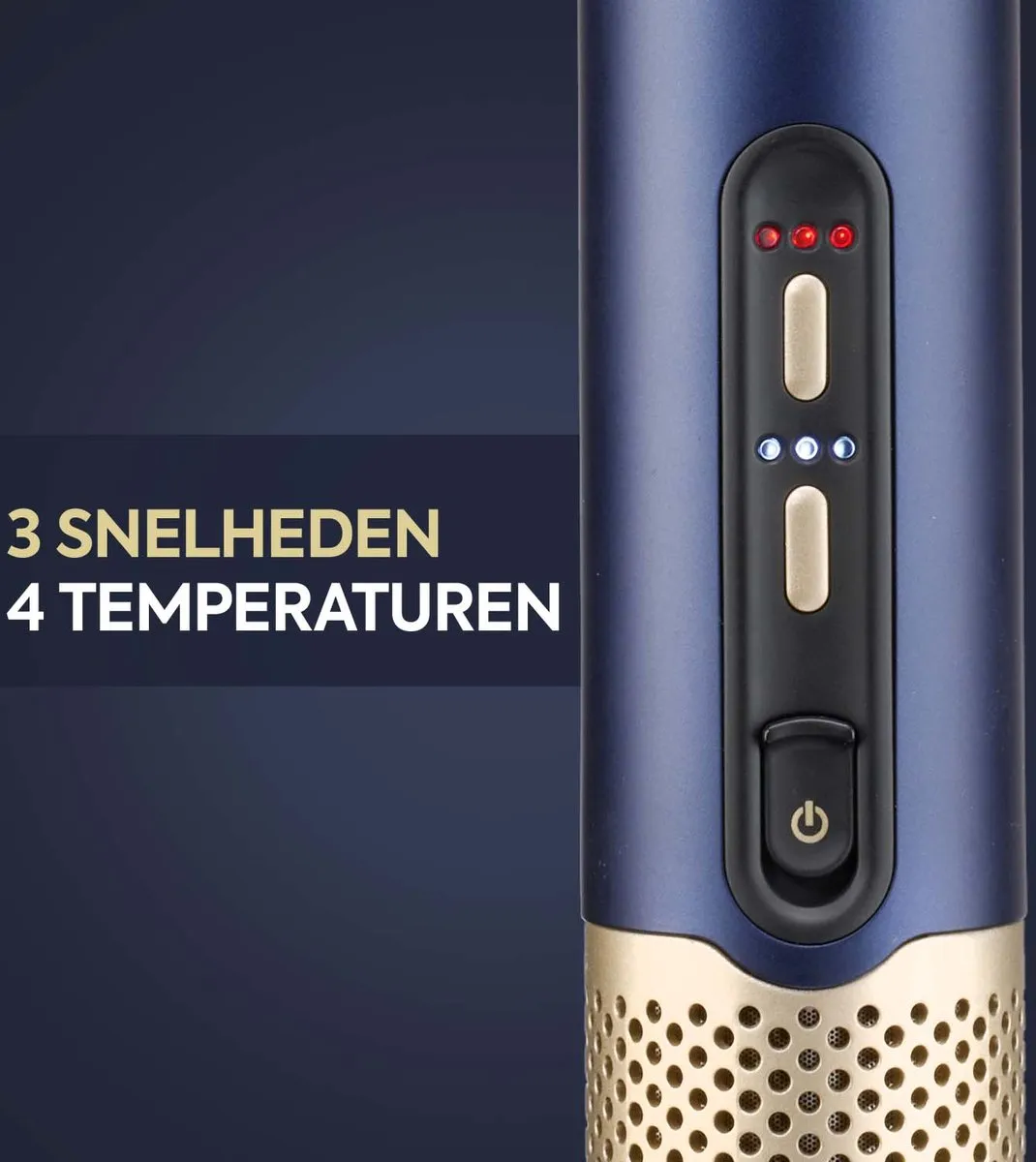 BaByliss 3-in-1 Air Wand AS6550E Föhn - 1500W - Midnight Blue - afbeelding 6 van 6