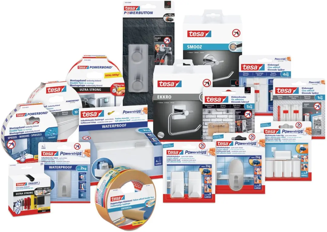 Tesa Powerbond Outdoor Montagetape 1,5m x 19mm - Zwart
