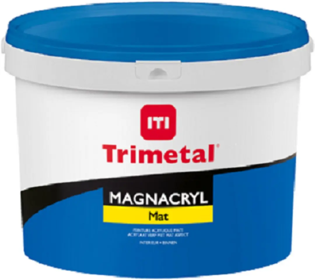 Trimetal Magnacryl Mat Muurverf Wit 5L