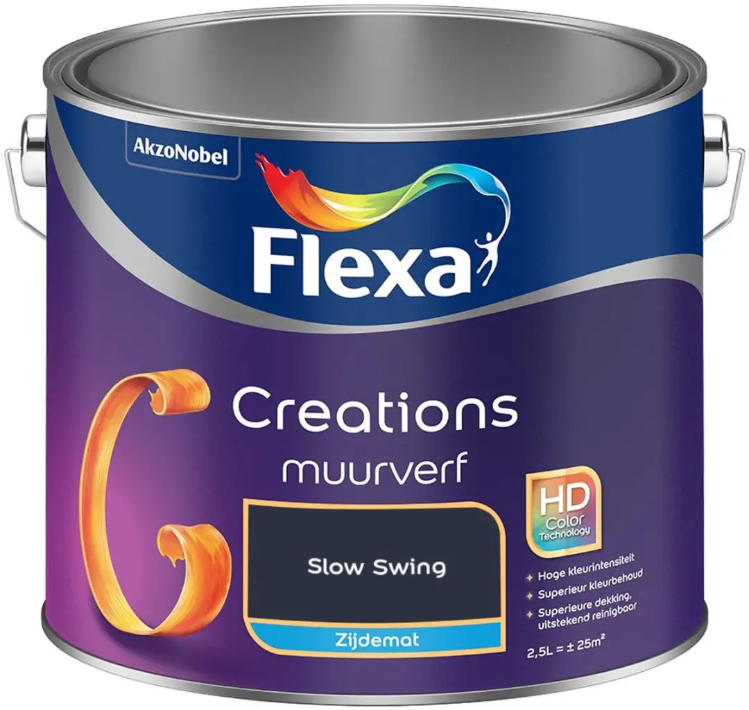 Flexa Creations Muurverf Zijdemat Slow Swing 2,5L