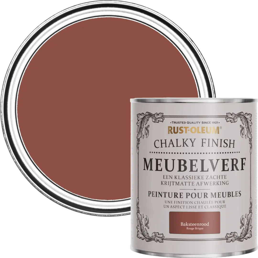 Rust-Oleum Rood Chalky Finish Meubelverf 750ml
