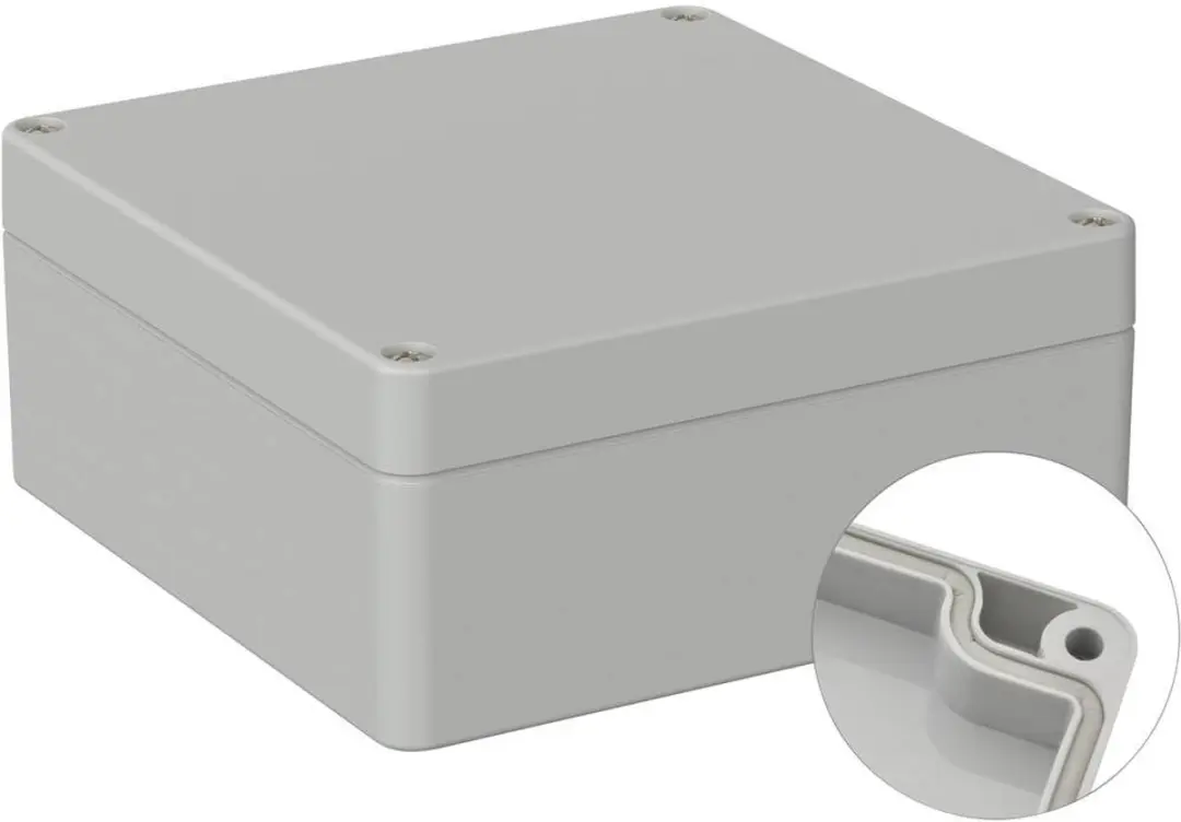Tru Components TC-9065616 Industriële Behuizing - Grijs-wit RAL 7035