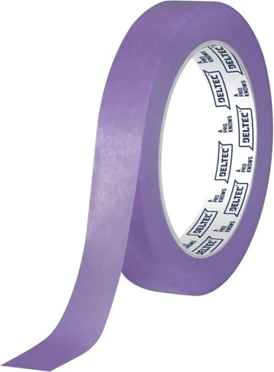 Deltec Maskeertape Paars Sensitive 50m x 18mm