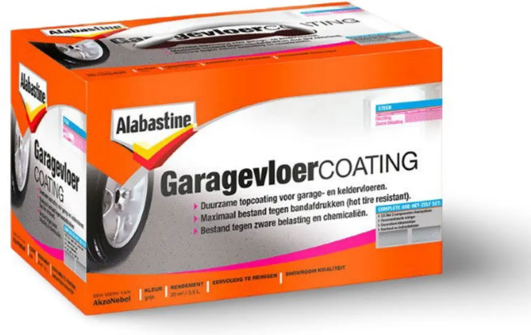 Alabastine Garagevloercoating 3,5L - Grijs