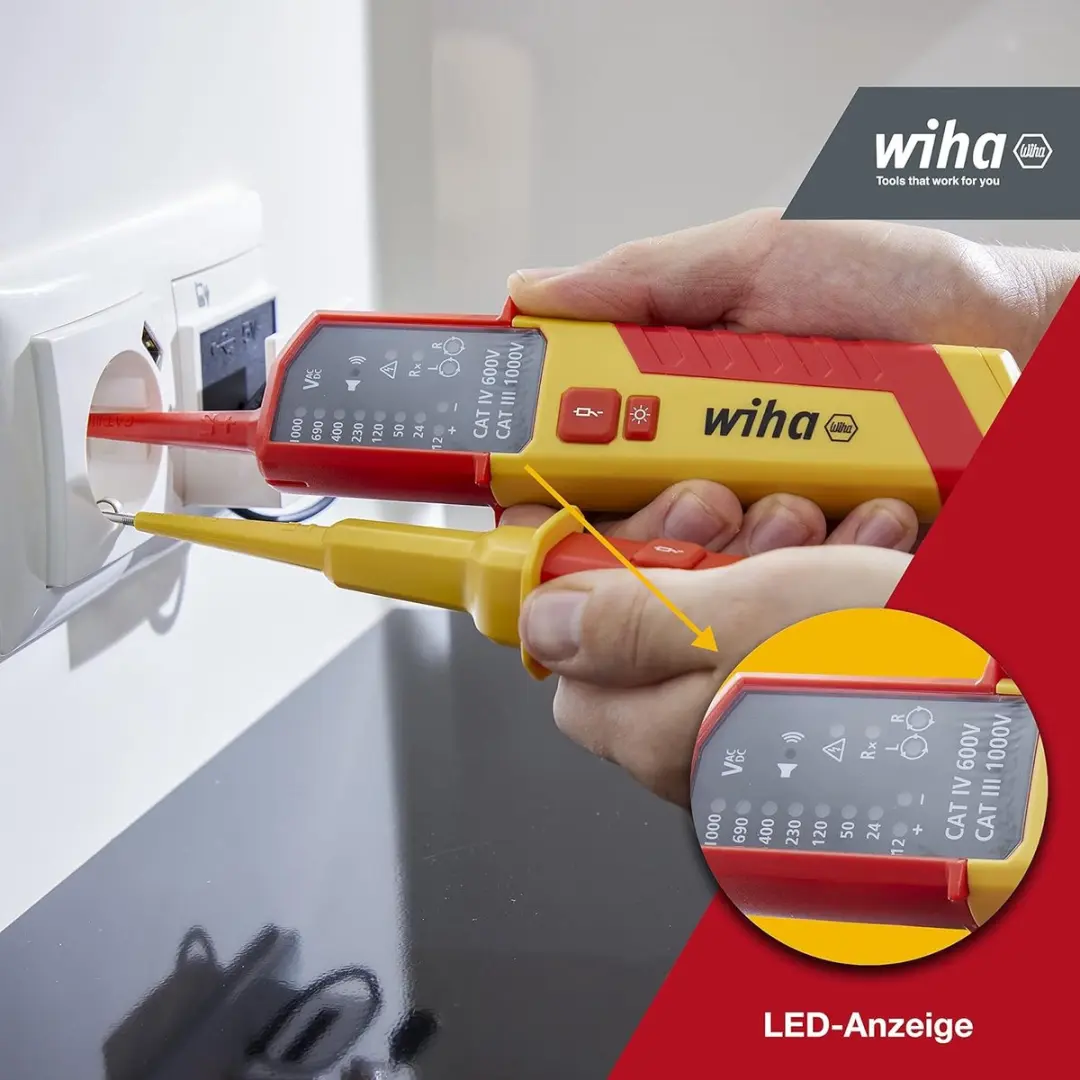 Wiha SB25516 Spanningszoeker & Continuïteitstester 12-1000V AC - afbeelding 6 van 6