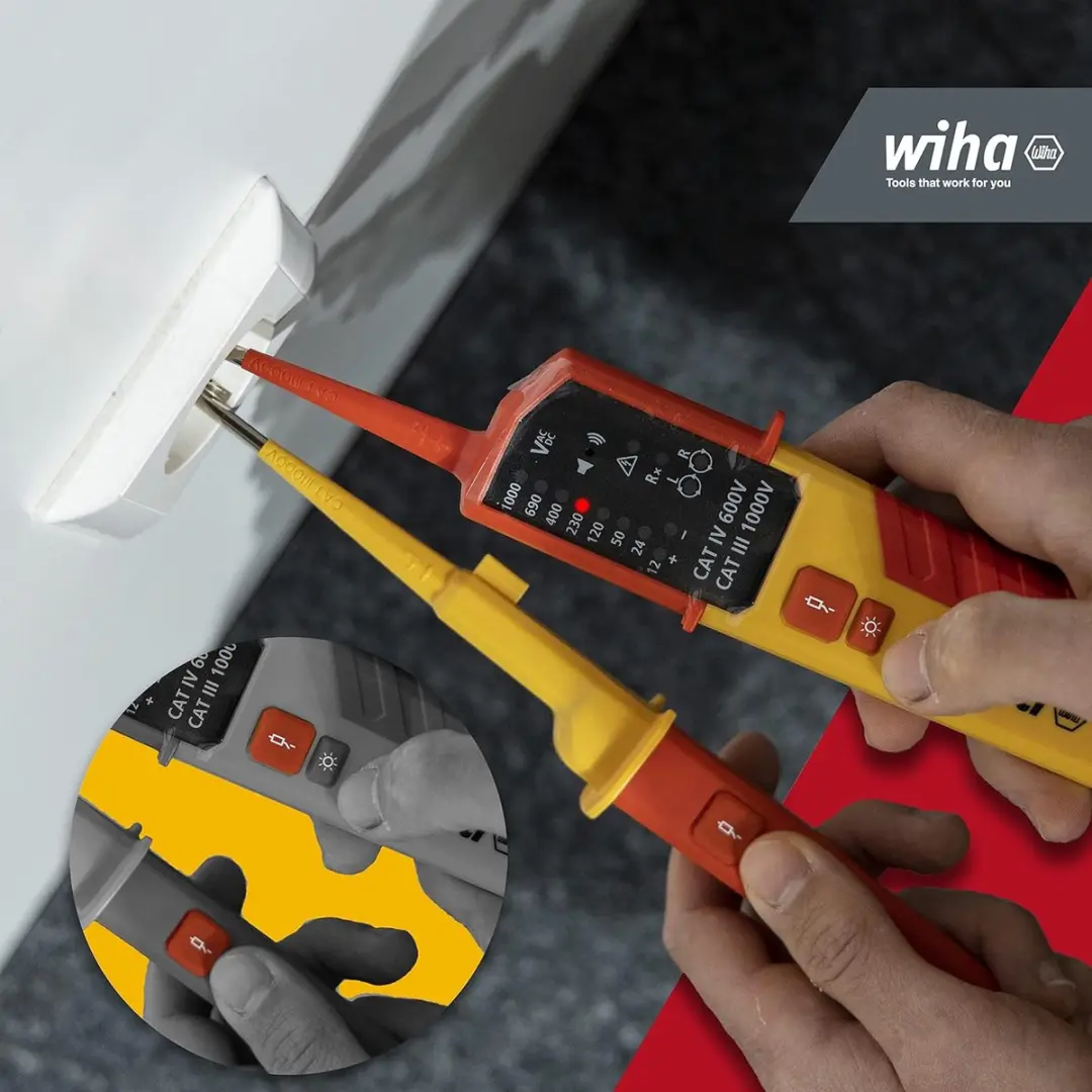 Wiha SB25516 Spanningszoeker & Continuïteitstester 12-1000V AC