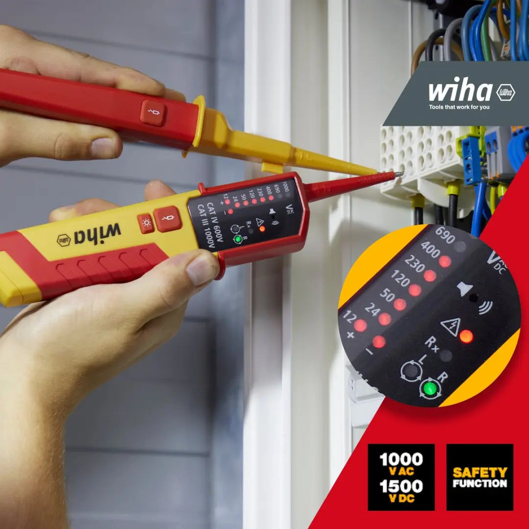 Wiha SB25516 Spanningszoeker & Continuïteitstester 12-1000V AC