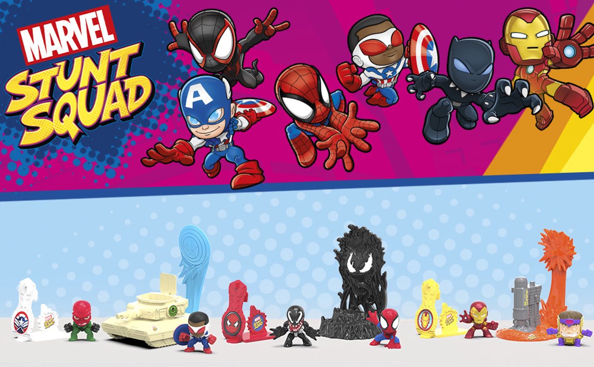 Marvel Stunt Squad Spider-man Vs Green Goblin