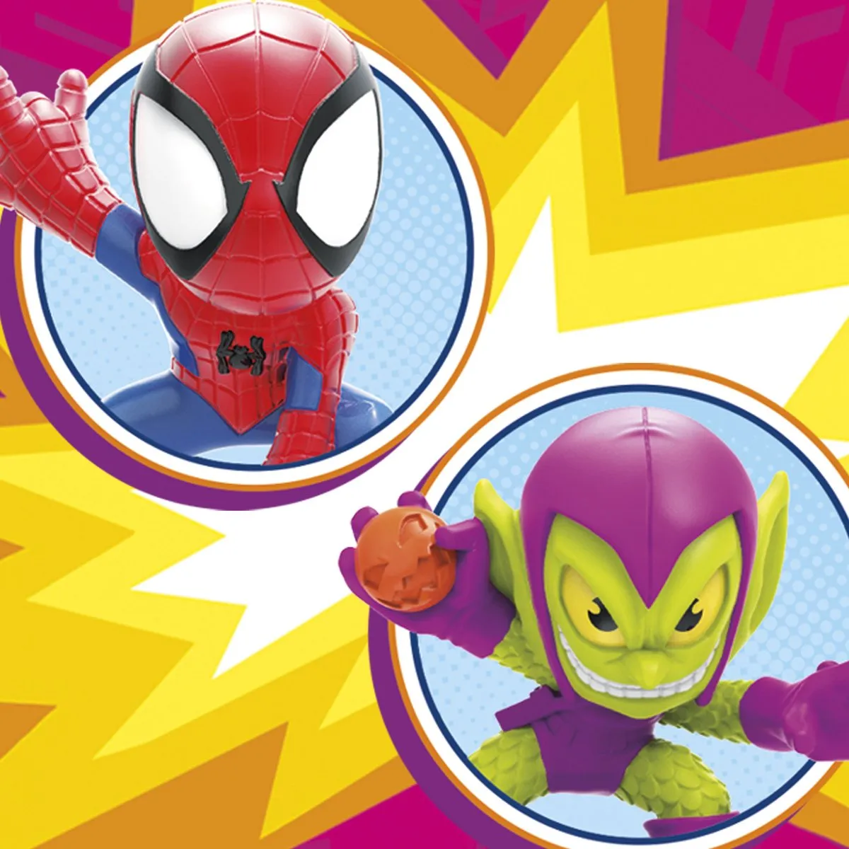 Hasbro Marvel Stunt Squad Spider-Man vs Green Goblin Speelset - 2-4 Spelers