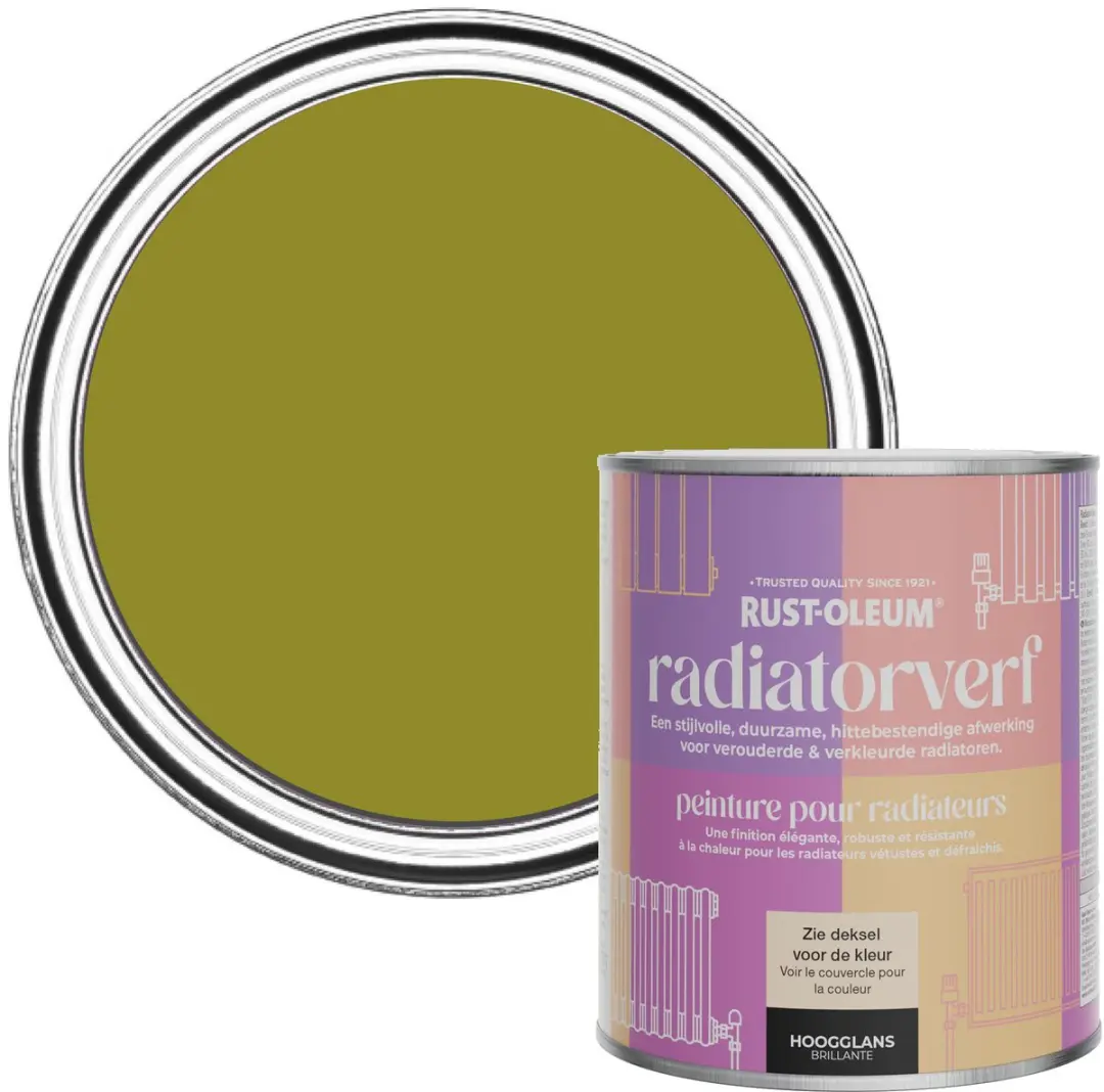 Rust-Oleum Radiatorverf Olijf 750ml