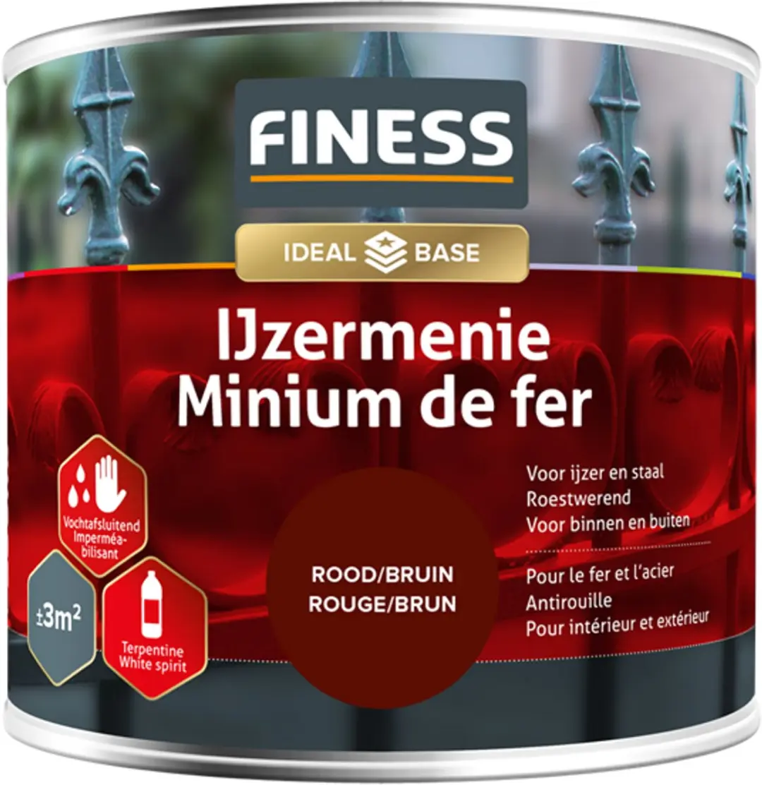 FINESS IJzermenie 250 ml Rood/Bruin bi/bu