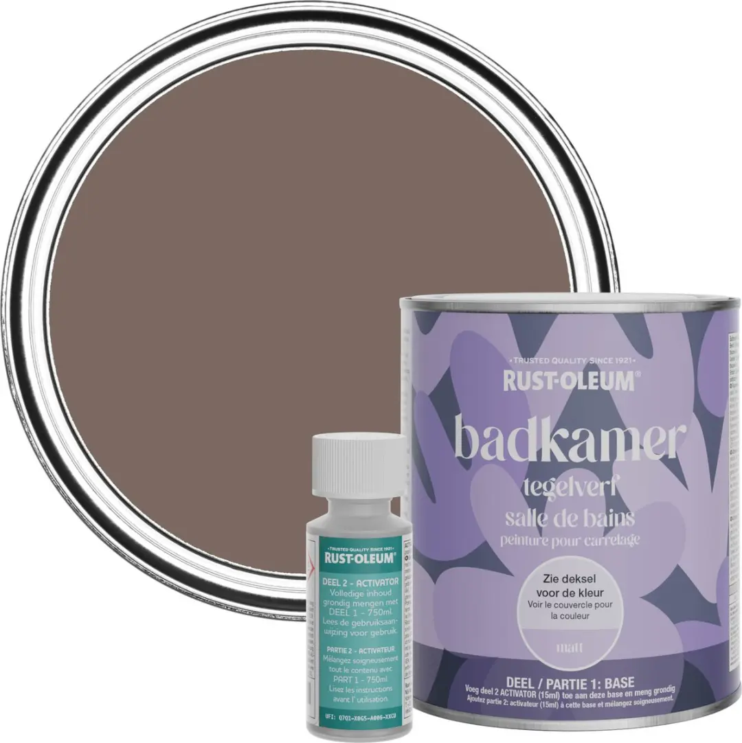 Rust-Oleum Bruin Badkamer Tegelverf Matt Oever 750ml
