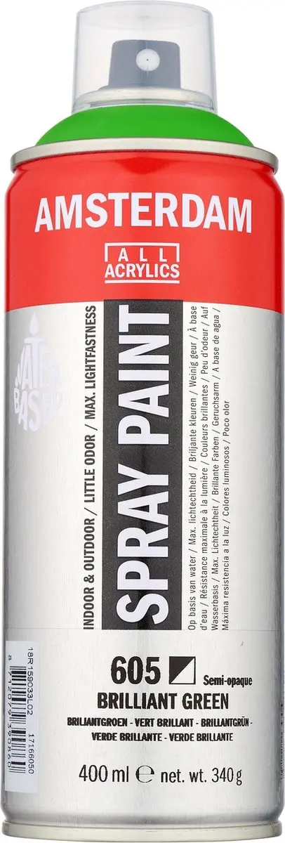 Amsterdam Spraypaint Briljantgroen 400ml