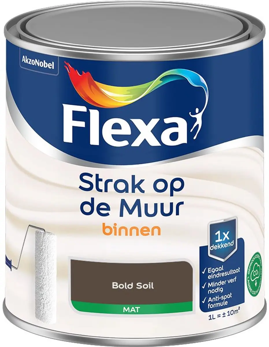 Flexa Strak Op De Muur Mengverf Bold Soil 1L