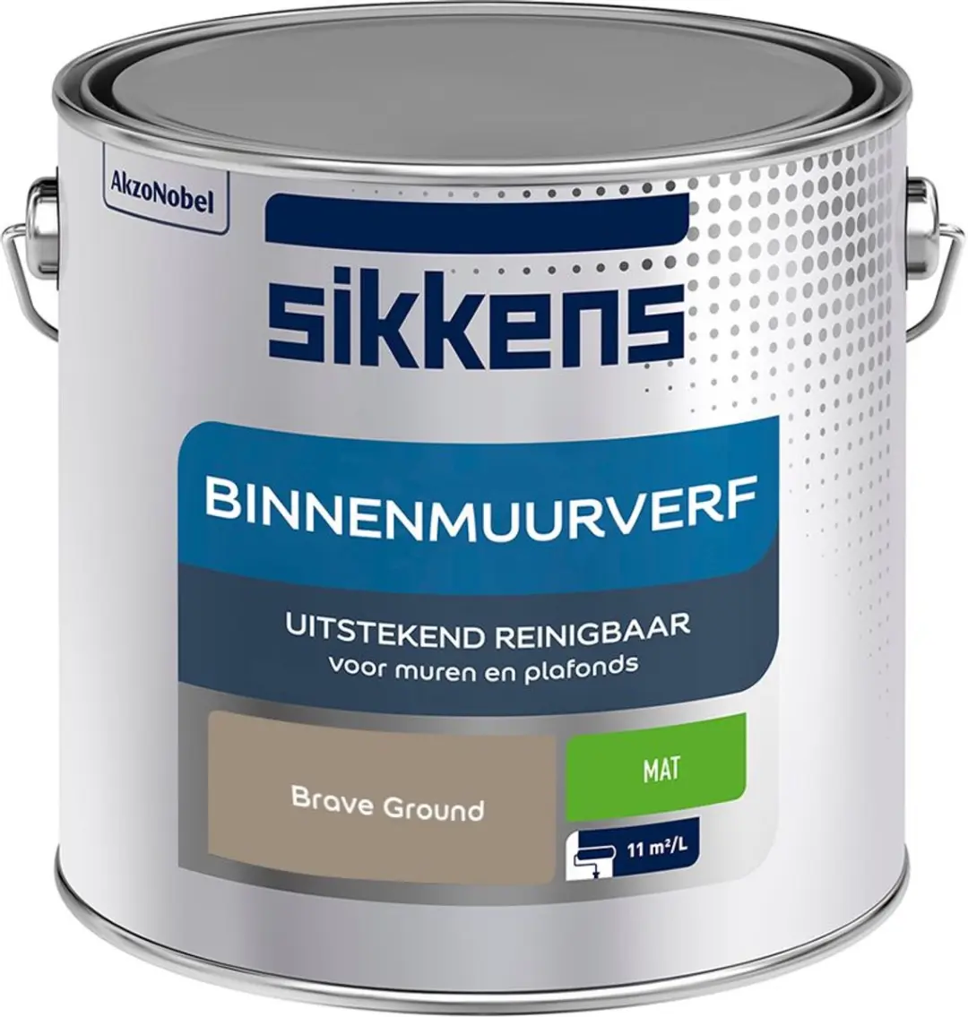 Sikkens Binnenmuurverf Mat Brave Ground 2,5L
