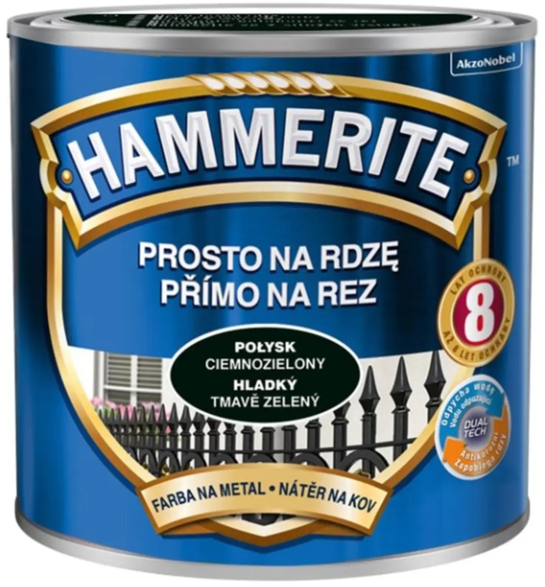Hammerite Direct Roest Glad 0,25L