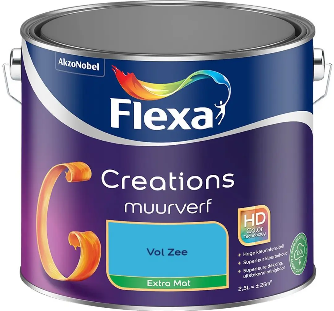 Flexa Creations Muurverf Extra Mat Vol Zee - 2,5L