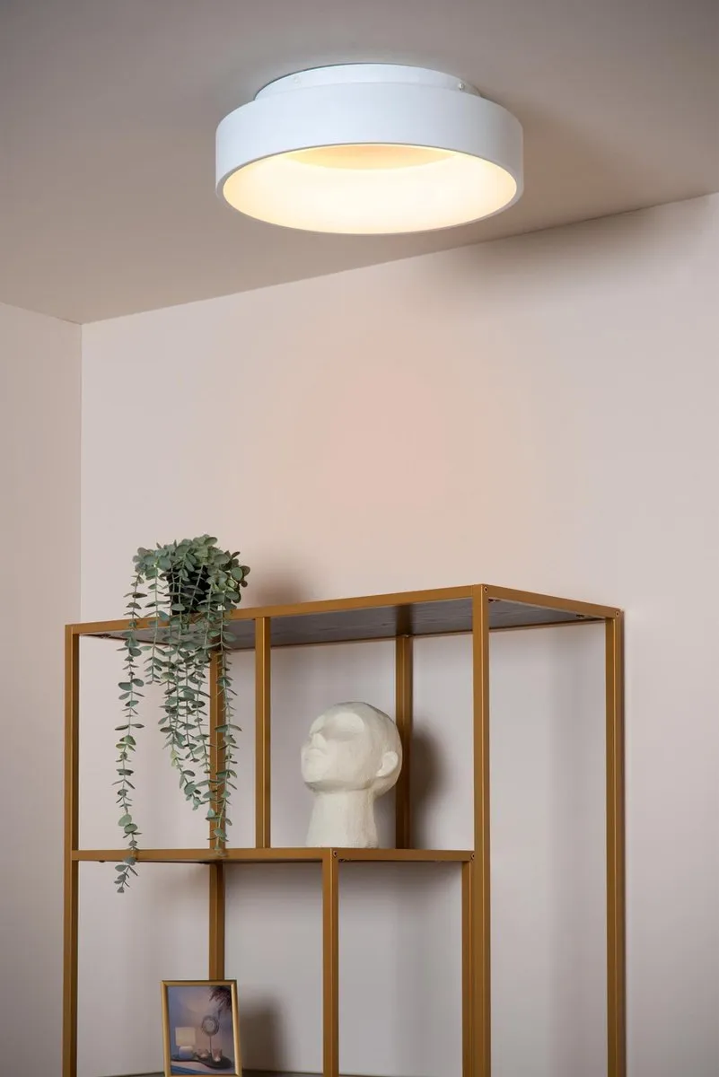 Lucide Mirage Plafondlamp Ø38cm LED 22W 2700K - Wit