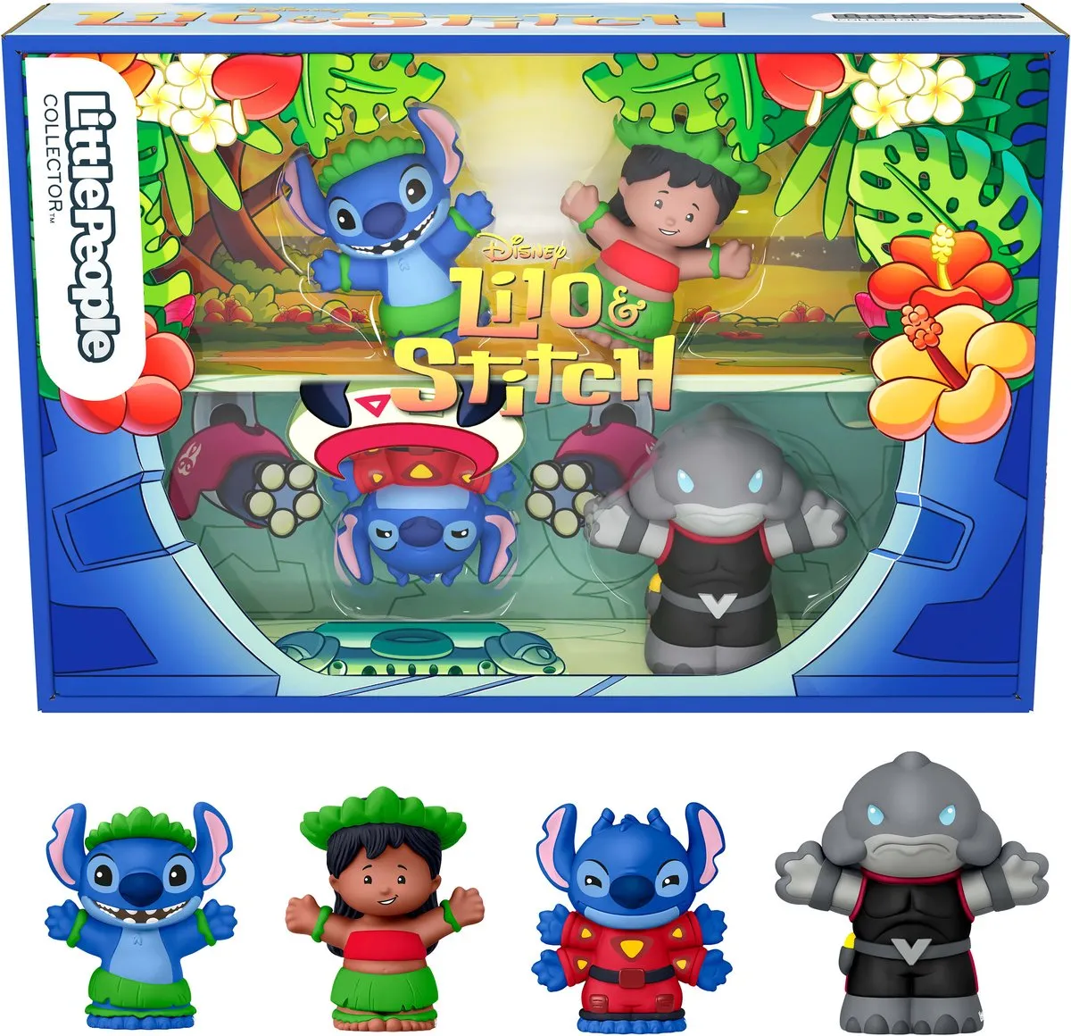 Fisher Price Little People Disney Lilo & Stitch Collector Set - 4 Figuren Multicolor