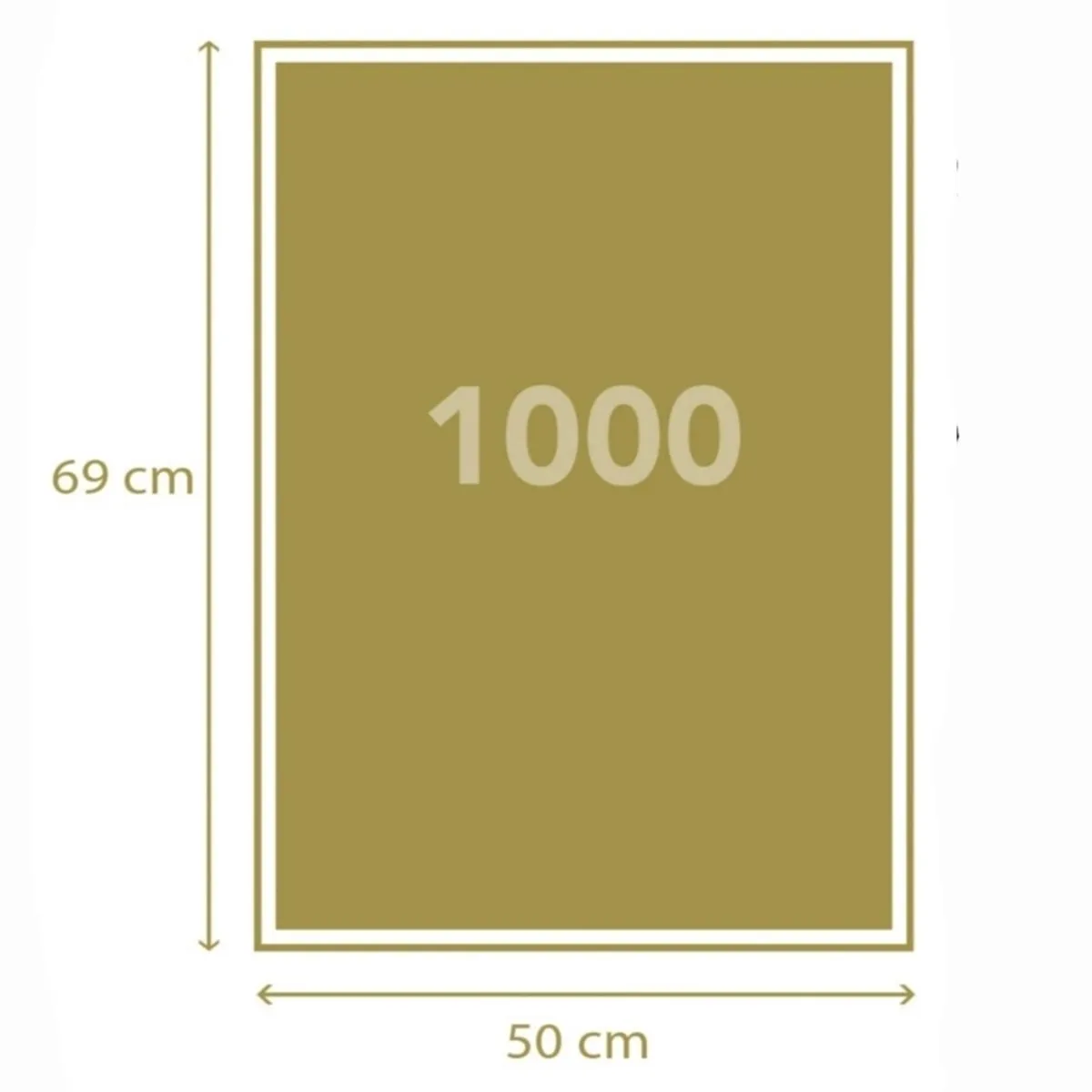 Clementoni Sumantraanse Tijger Puzzel 1000 Stuks - 96503