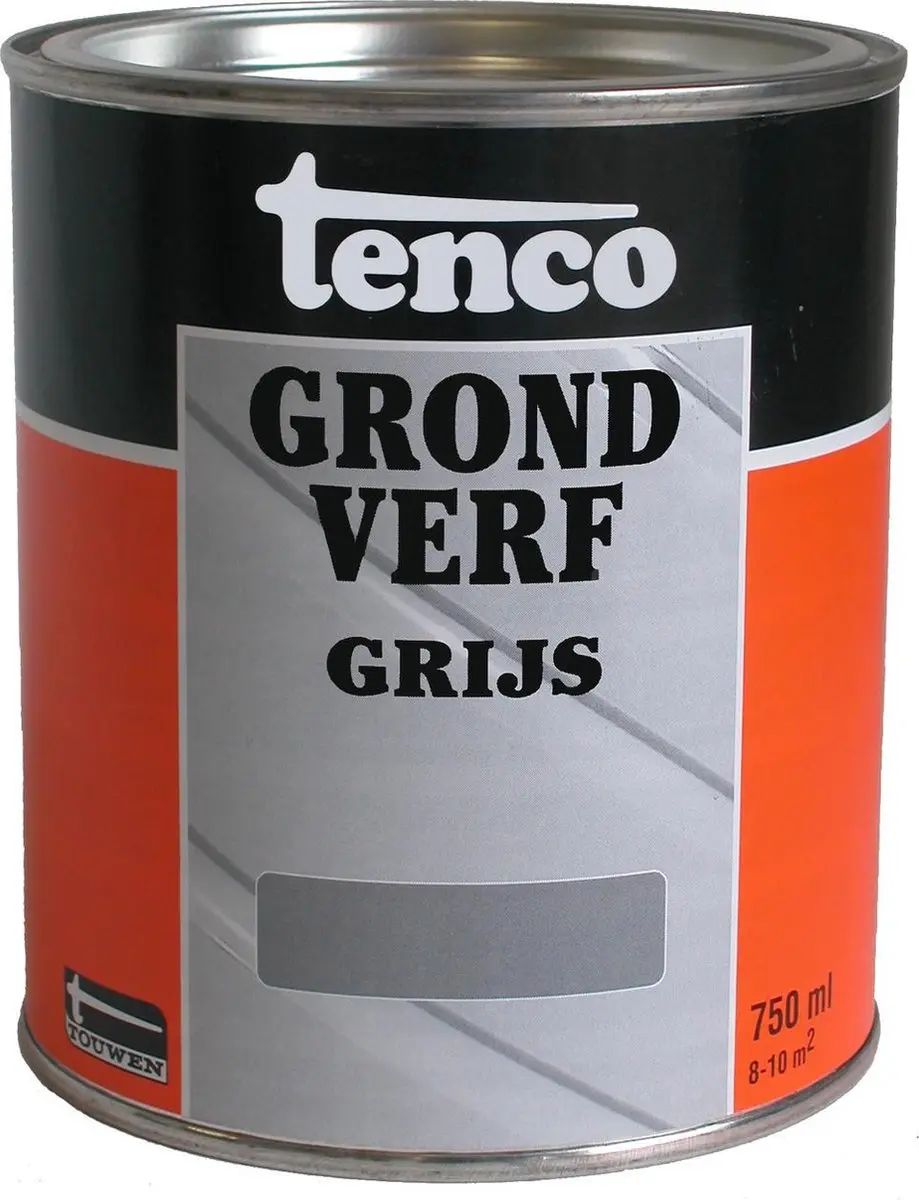 Tenco Grondverf Grijs 750ml - o.a. hout/metaal