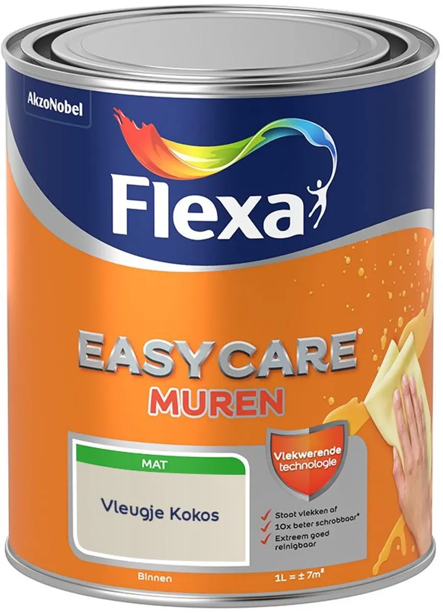 Flexa Easycare Muren Vleugje Kokos Mengverf 1L