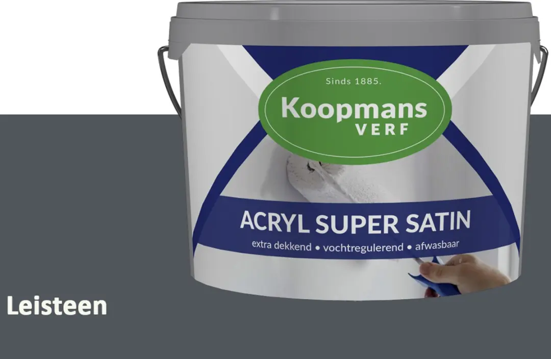 Koopmans Acryl Super Satin Leisteen Muurverf 5L