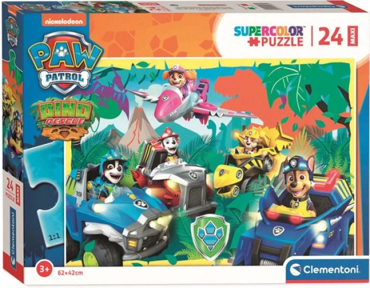 Clementoni Maxi Puzzel PAW Patrol 24 Stuks - Multicolor