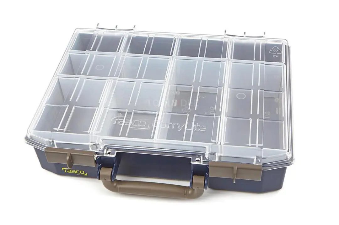 Raaco CarryLite 80 Assortimentsdoos - 9 Inzetbakjes - 278x337x79mm - afbeelding 6 van 6
